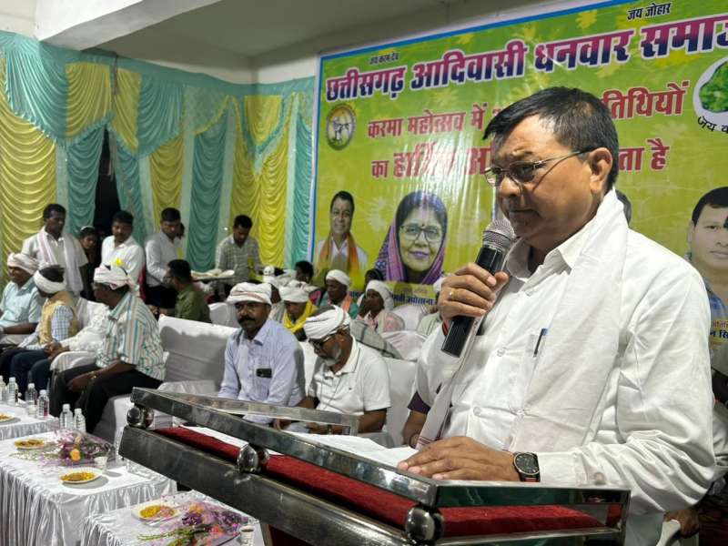 सांस्कृतिक धरोहर और प्रकृति की पहचान का पर्व है कर्मा नृत्य : कैबिनेट मंत्री लखनलाल देवांगन