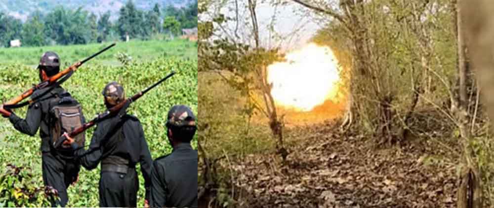 छत्तीसगढ़-बीजापुर में नक्सलियों ने किया आईईडी ब्लास्ट, सीआरपीएफ के पांच जवान घायल