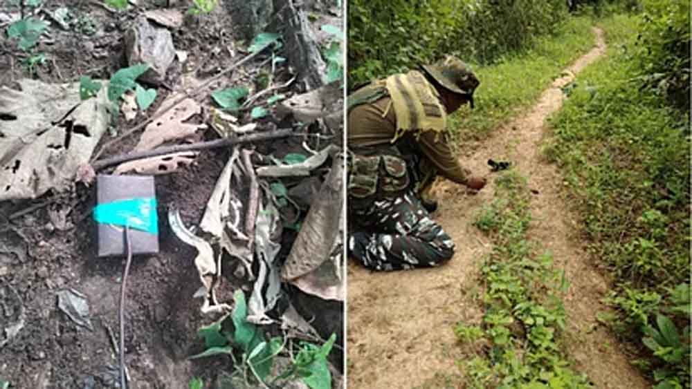 छत्तीसगढ़-सुकमा में नक्सलियों के तीन विस्फोटक किए निष्क्रिय, दो इलाकों में सुरक्षाबलों ने नाकाम किये मंसूबे छत्तीसगढ़-सुकमा में नक्सलियों के तीन विस्फोटक किए निष्क्रिय, दो इलाकों में सुरक्षाबलों ने नाकाम किये मंसूबे