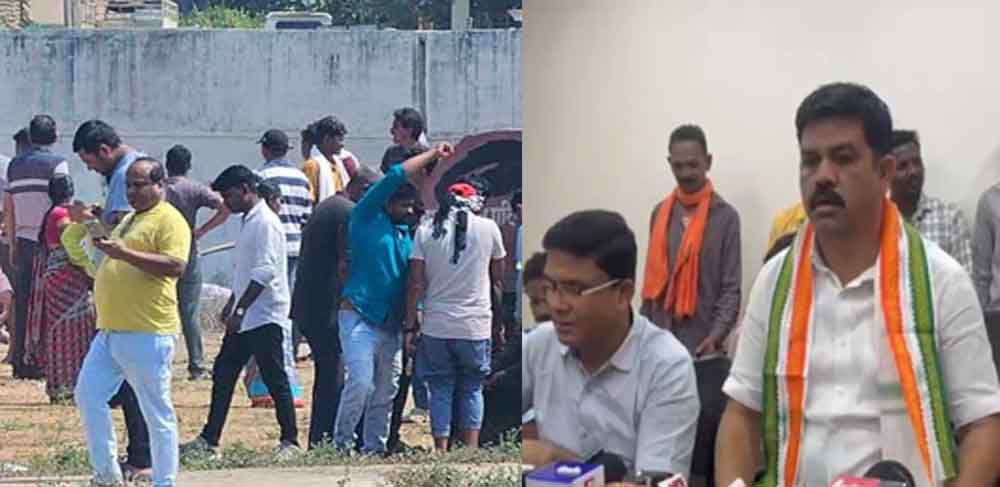 छत्तीसगढ़-बीजापुर में कांग्रेस नेता और सरपंच व ग्रामीण गिरफ्तार, भाजपा पर पडयंत्र का लगाया आरोप छत्तीसगढ़-बीजापुर में कांग्रेस नेता और सरपंच व ग्रामीण गिरफ्तार, भाजपा पर पडयंत्र का लगाया आरोप