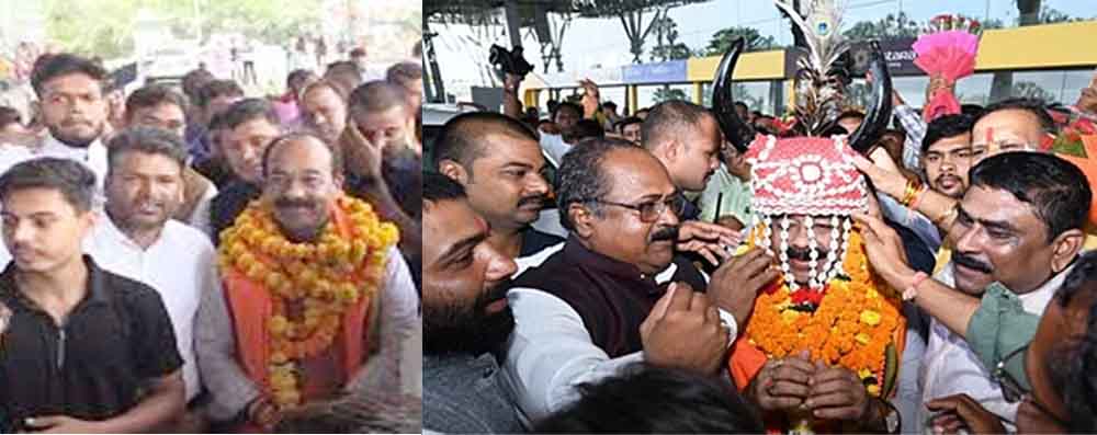 छत्तीसगढ़ के डिप्टी सीएम साव का अमेरिका से वापसी पर जोरदार स्वागत, नई तकनीक से होगा प्रदेश का विकास छत्तीसगढ़ के डिप्टी सीएम साव का अमेरिका से वापसी पर जोरदार स्वागत, नई तकनीक से होगा प्रदेश का विकास