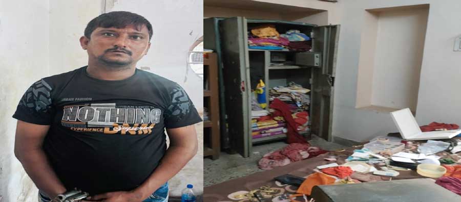 हैदराबाद से आकर करता था चोरी, पुलिस ने किया गिफ्तार