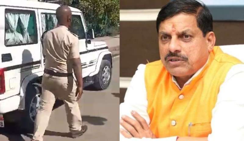 सीएम मोहन यादव की सुरक्षा में चूक