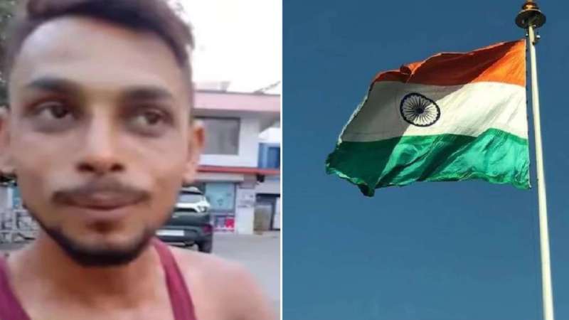 पाक के समर्थन में नारेबाजी करने वाले फैजान ने तिरंगे को दी सलामी, लगाए भारत माता की जय के नारे