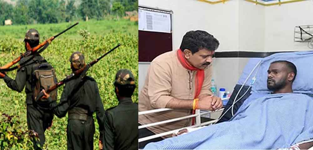 छत्तीसगढ़-रायपुर में नक्सली हमले में घायल जवान से मिलने पहुंचे डिप्टी सीएम, नक्सलियों की टूट गई कमर छत्तीसगढ़-रायपुर में नक्सली हमले में घायल जवान से मिलने पहुंचे डिप्टी सीएम, नक्सलियों की टूट गई कमर