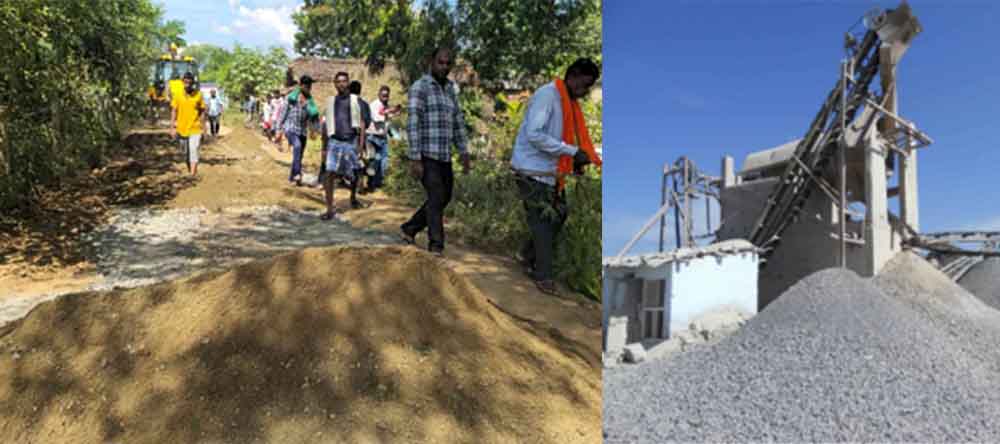 छत्तीसगढ़-गरियाबंद में सड़क की मरम्मत करवा रहे ओडिशा के क्रेशर संचालक, जिला प्रशासन ने खड़े किए थे हाथ छत्तीसगढ़-गरियाबंद में सड़क की मरम्मत करवा रहे ओडिशा के क्रेशर संचालक, जिला प्रशासन ने खड़े किए थे हाथ