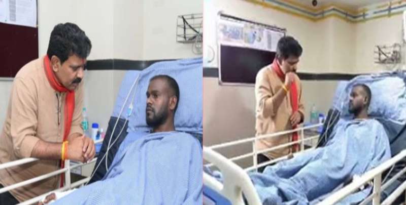 नक्सली हमले में घायल जवान से मिले डिप्टी सीएम विजय शर्मा, कहा- जल, जंगल और जमीन बस्तरवासियो का, घर वापस लौटे