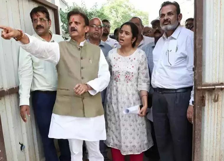 उप मुख्यमंत्री ने लक्ष्मणबाग में बिछिया रिवर फ्रंट का किया निरीक्षण