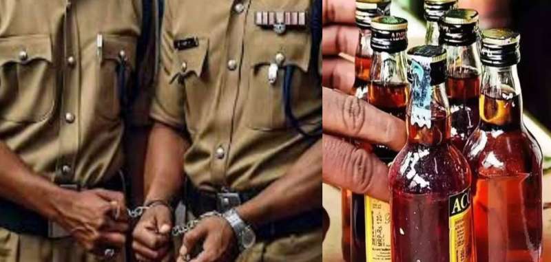 वैशाली के महुआ में 7 पुलिसकर्मियों पर बड़ी कार्रवाई, शराब तस्करी में लापरवाही का आरोप