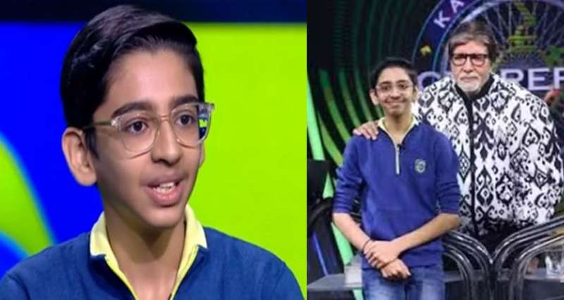 इंदौर के पार्थ ने केबीसी में जीते 25 लाख, अमिताभ के हाथों की रेखाएं पढ़कर जताया भविष्य