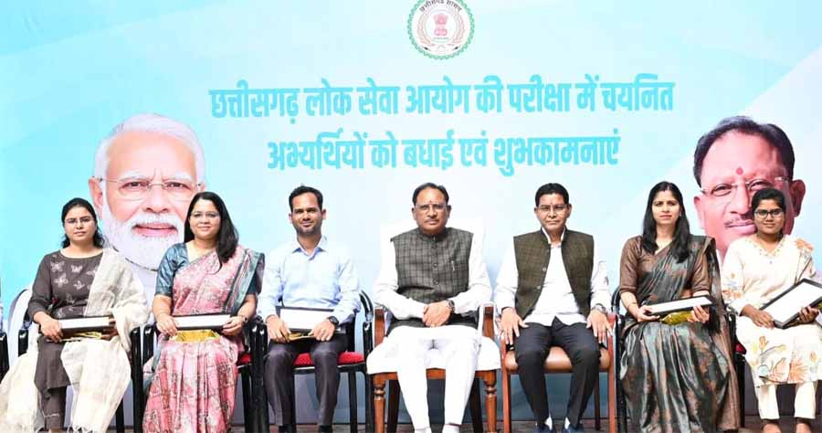 प्रदेश में सुशासन स्थापित करने के हमारे लक्ष्य को हासिल करने में युवा पीढ़ी की महत्वपूर्ण भूमिका : मुख्यमंत्री  विष्णुदेव साय