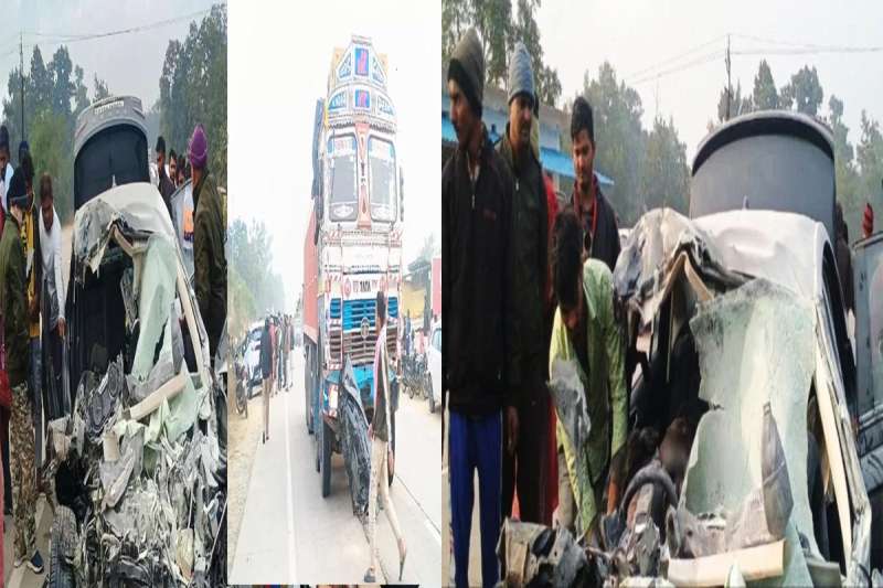 ट्रक और कार में जोरदार टक्कर, रायपुर से मैनपाट जा रहे पांच दोस्तों की मौत