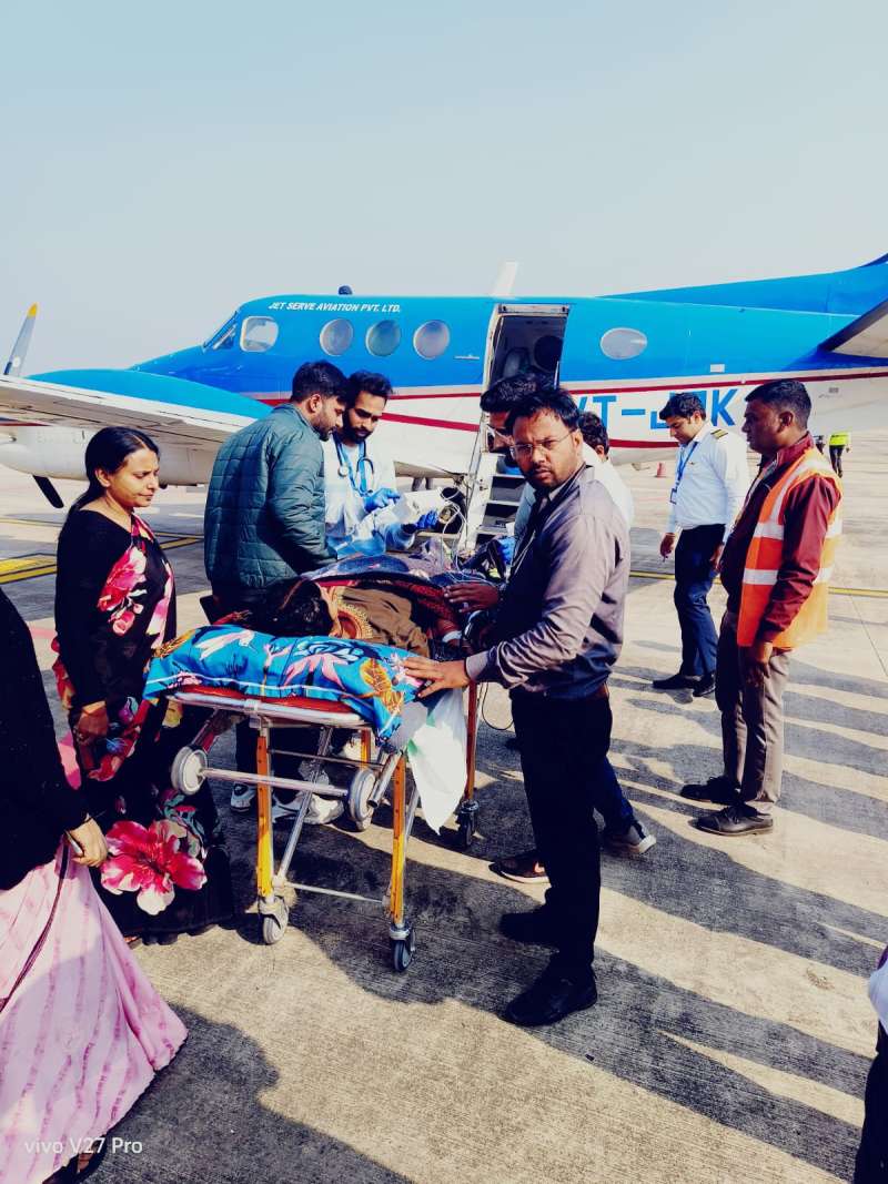 पीएमश्री एयर एम्बुलेंस से गुप्ता को समय पर हायर सेंटर रेफर कर बचाई गई जान पीएमश्री एयर एम्बुलेंस से गुप्ता को समय पर हायर सेंटर रेफर कर बचाई गई जान