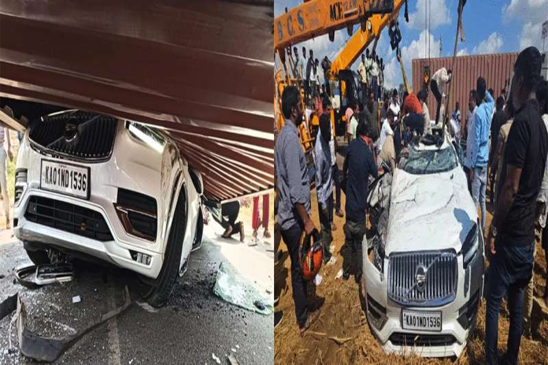 BREAKING: बेंगलुरु में भीषण हादसा, ट्रक पलटा और वोल्वो एसयूवी को कुचला, सीईओ परिवार के छह सदस्यों की मौके पर ही मौत