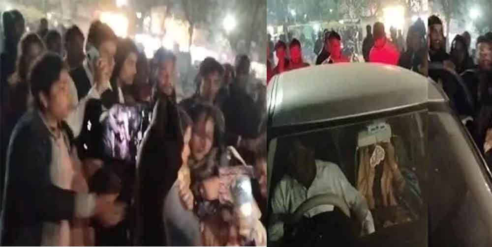 छत्तीसगढ़-कोरबा में पति-पत्नी और प्रेमिका ने जमकर किया हंगामा, भीड़ ने प्रेमिका को धुना