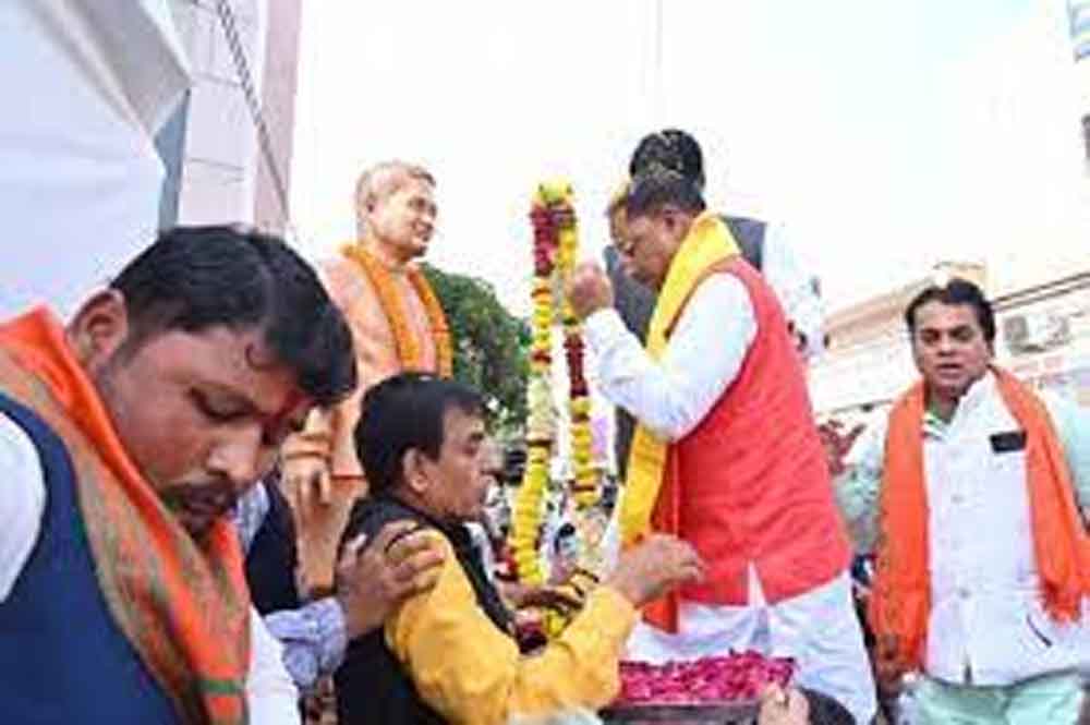 छत्तीसगढ़-रायपुर में मुख्यमंत्री साय ने किया पुण्य स्मरण, ‘भारत रत्न अटल हम सभी के प्रेरणा स्रोत’ छत्तीसगढ़-रायपुर में मुख्यमंत्री साय ने किया पुण्य स्मरण, ‘भारत रत्न अटल हम सभी के प्रेरणा स्रोत’