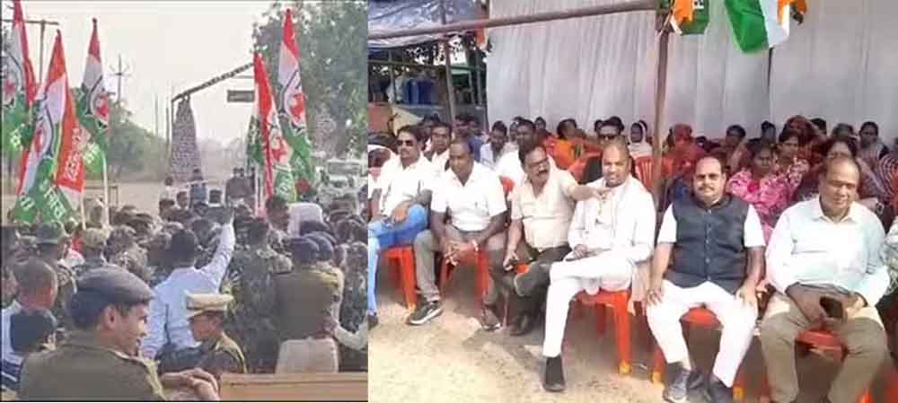 छत्तीसगढ़-धमतरी में कांग्रेस नेताओं ने दिया कलेक्ट्रेट में धरना, भाजपा सरकार पर वादाखिलाफी की आरोप छत्तीसगढ़-धमतरी में कांग्रेस नेताओं ने दिया कलेक्ट्रेट में धरना, भाजपा सरकार पर वादाखिलाफी की आरोप