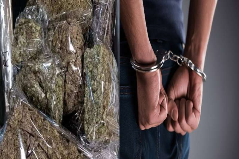 गांजा तस्कर के ठिकाने पर छापेमारी, गिरफ्तार करने के बाद थाने से पेट्रोलिंग टीम बुलाई