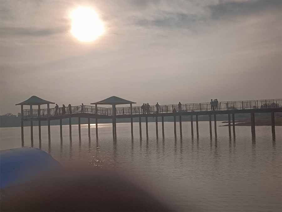 प्रकृति की गोद में स्थित गगनई जलाशय में नौकायन का भरपूर आनंद ले सकते हैं पर्यटक प्रकृति की गोद में स्थित गगनई जलाशय में नौकायन का भरपूर आनंद ले सकते हैं पर्यटक