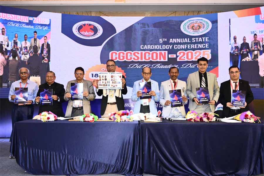 छत्रीसगढ़ में कार्डियोलॉजिकल सोसाइटी ऑफ़ इंडिया द्वारा 2 दिवसीय कांफ्रेंस का आयोजन छत्रीसगढ़ में कार्डियोलॉजिकल सोसाइटी ऑफ़ इंडिया द्वारा 2 दिवसीय कांफ्रेंस का आयोजन