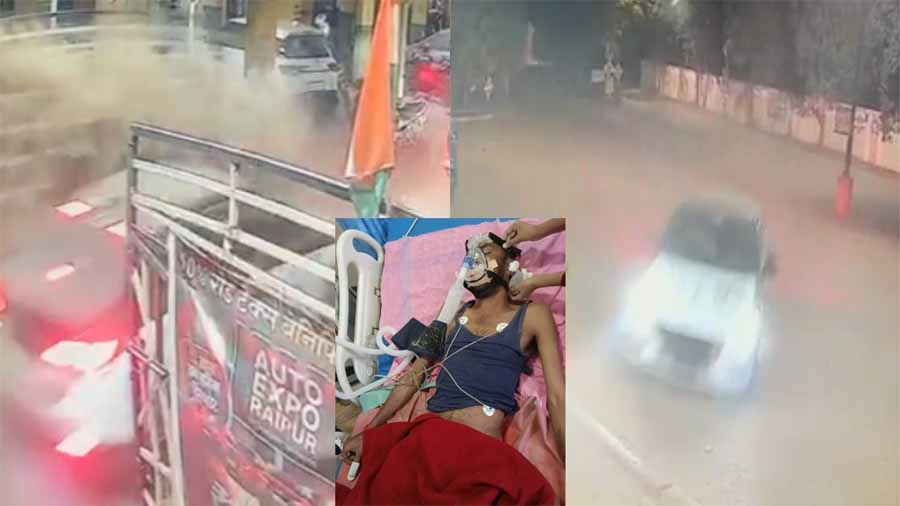 ग्रीन वैली सोसाइटी के गेट में घुसी तेज रफ्तार कार, गार्ड हुआ गंभीर रूप से घायल, तीन आरोपी गिरफ्तार ग्रीन वैली सोसाइटी के गेट में घुसी तेज रफ्तार कार, गार्ड हुआ गंभीर रूप से घायल, तीन आरोपी गिरफ्तार