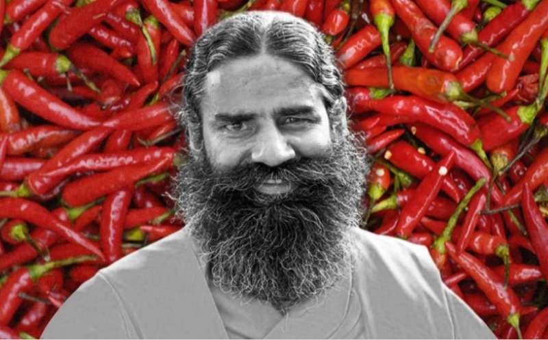 पतंजलि की लाल मिर्च ‎फिर शक के दायरे में
