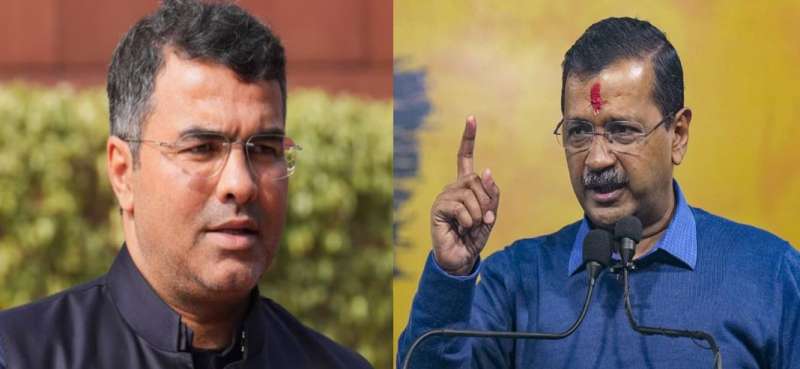 बीजेपी नेता परवेश वर्मा ने केजरीवाल पर झूठी धमकियों का आरोप लगाया