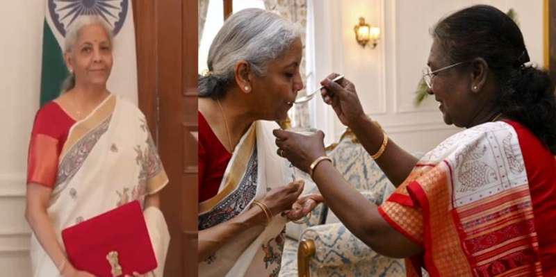 राष्ट्रपति मुर्मू ने बजट से पहले वित्तमंत्री सीतारमण को खिलाया दही-चीनी राष्ट्रपति मुर्मू ने बजट से पहले वित्तमंत्री सीतारमण को खिलाया दही-चीनी