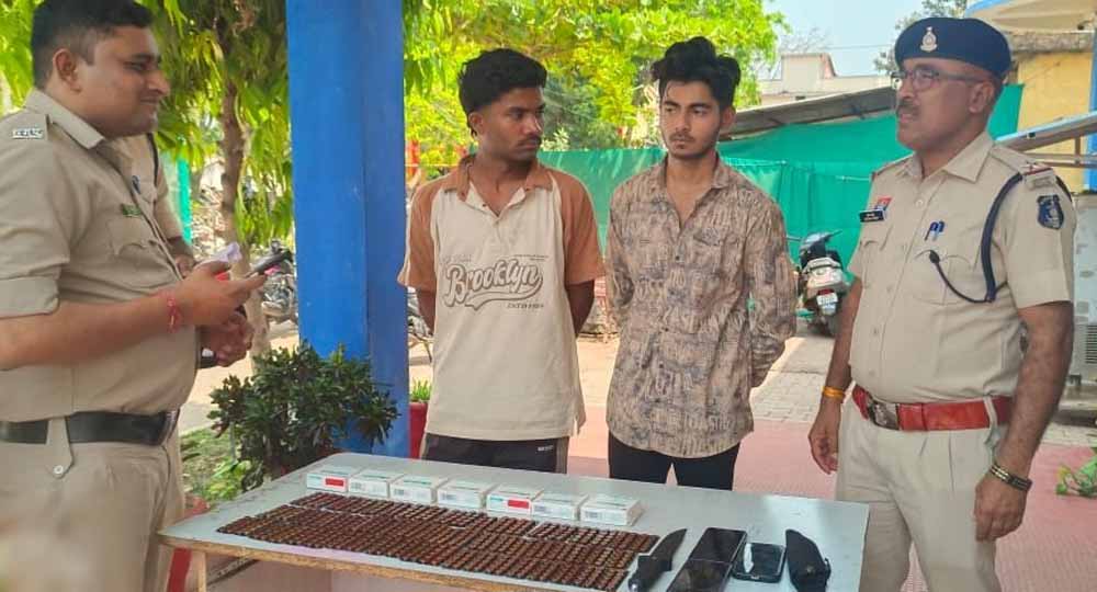 गरियाबंद में 590 नग नाइट्रोटेन टेबलेट के साथ 2 आरोपी गिरफ्तार