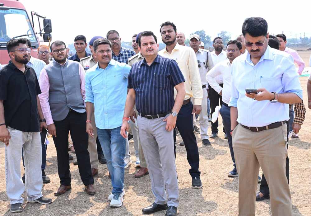 प्रधानमंत्री नरेन्द्र मोदी के दौरे की तैयारियां शुरू,  पी.दयानन्द ने सभास्थल किया निरीक्षण