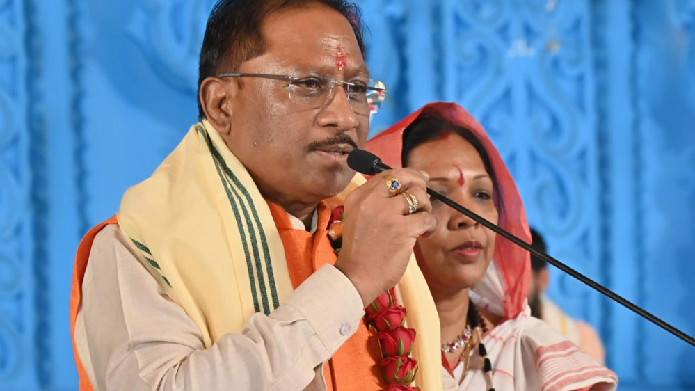 हम सबका परम सौभाग्य है कि मायाली में पूज्य पंडित प्रदीप मिश्रा जी के श्रीमुख से शिव महापुराण कथा का हो रहा वाचन — मुख्यमंत्री विष्णुदेव साय