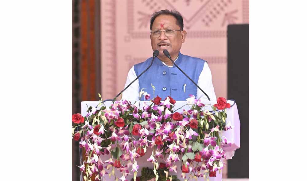 बस्तर के लोग अब विकास की ओर: नक्सलवाद के खात्मे के साथ लौटेंगे बस्तर के सुनहरे दिन : मुख्यमंत्री साय