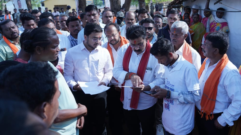 उप मुख्यमंत्री विजय शर्मा पहुंचे ग्राम पंचायत हल्बा कचोरा के आश्रित ग्राम शासन कचोरा