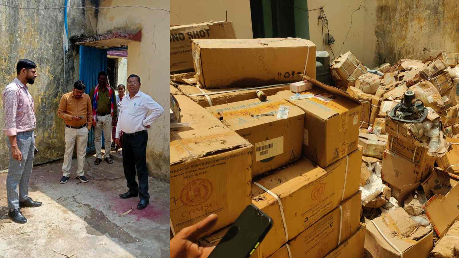 CGMSC SCAM- छत्तीसगढ़ में दवा डंपिंग का नया मामला, अनावश्यक दवा आपूर्ति पर बवाल, कलेक्टर ने गठित की जांच टीम…
