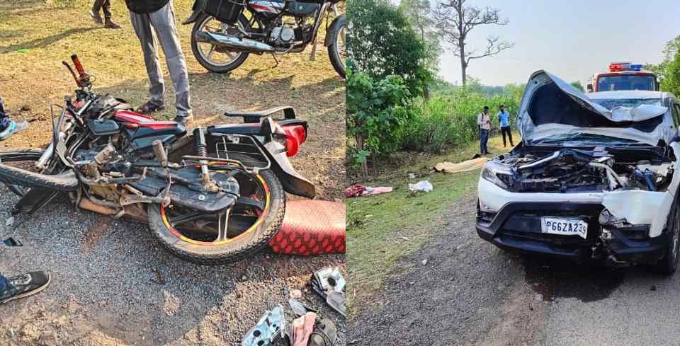 CG Accident News- दर्दनाक सड़क हादसा: NH-30 बना मौत का मार्ग, हादसे में पिता-बेटी की मौत, दो महिलाओं की हालत गंभीर, सड़क की लापरवाही पर सवाल…. CG Accident News- दर्दनाक सड़क हादसा: NH-30 बना मौत का मार्ग, हादसे में पिता-बेटी की मौत, दो महिलाओं की हालत गंभीर, सड़क की लापरवाही पर सवाल….