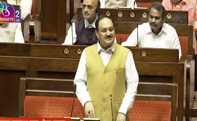 राज्यसभा में वक्फ संशोधन विधेयक पेश, नड्डा बोले- जमीन माफियाओं ने काफी मलाई खाई