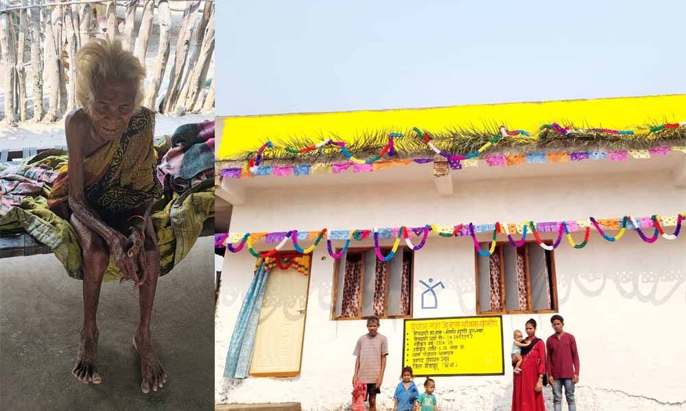 सुरक्षा कैंप लगने से बदलने लगी गांव की तस्वीर: नियद नेल्लानार ग्राम पंचायत धरमाराम में बना पहला पक्का आवास…