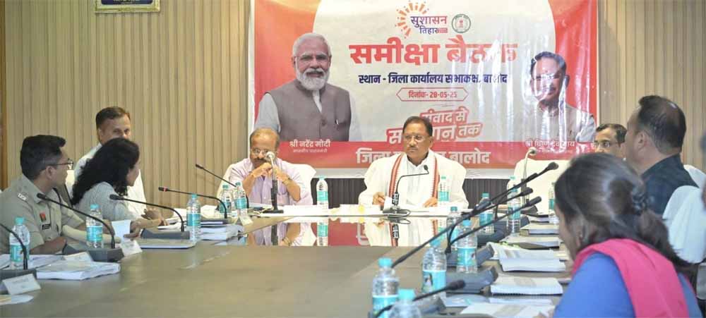 विकसित छत्तीसगढ़ की परिकल्पना साकार करने सभी अधिकारी निष्ठा एवं प्रतिबद्धता से करें कार्य: मुख्यमंत्री साय विकसित छत्तीसगढ़ की परिकल्पना साकार करने सभी अधिकारी निष्ठा एवं प्रतिबद्धता से करें कार्य: मुख्यमंत्री साय