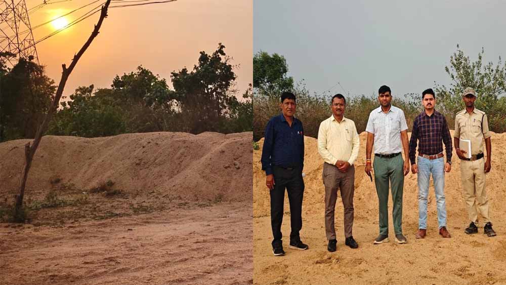 अवैध रेत भंडारण के खिलाफ बड़ी कार्रवाई, 435 ट्रैक्टर किए जब्त