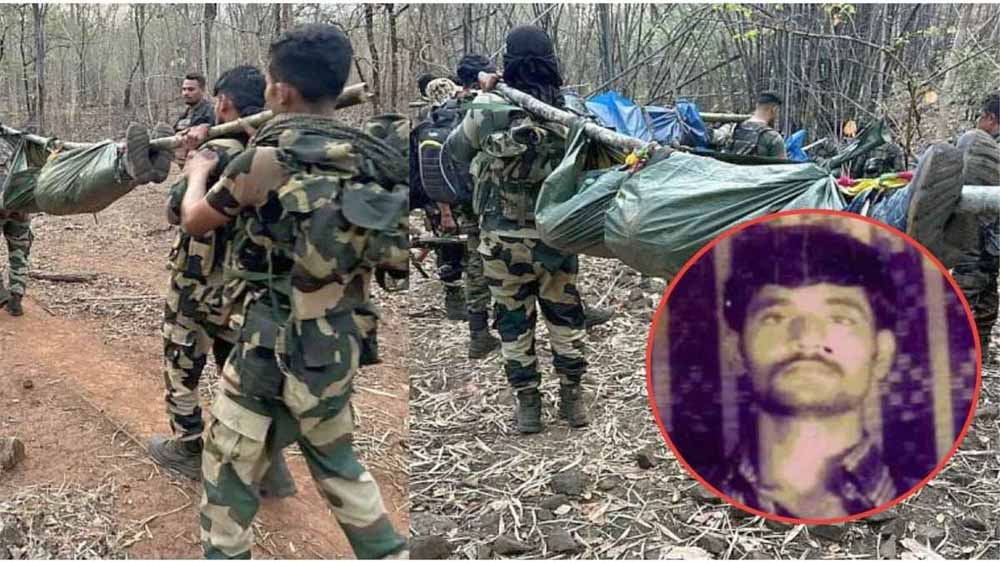 5 करोड़ का नक्सली लीडर बसव राजू ढेर 5 करोड़ का नक्सली लीडर बसव राजू ढेर