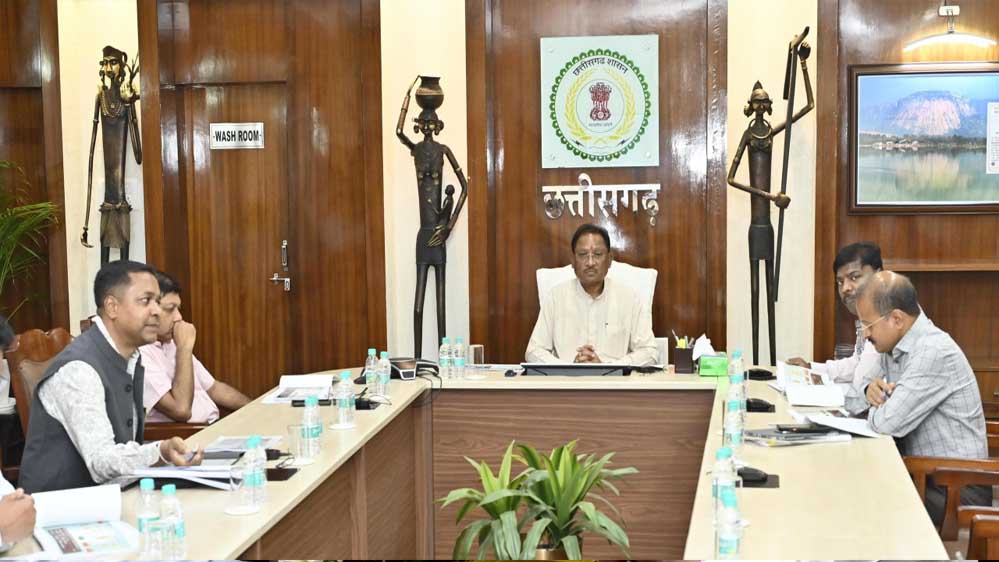 रायपुर : किसानों को मिले सिंचाई परियोजनाओं का लाभ : मुख्यमंत्री श्री विष्णु देव साय