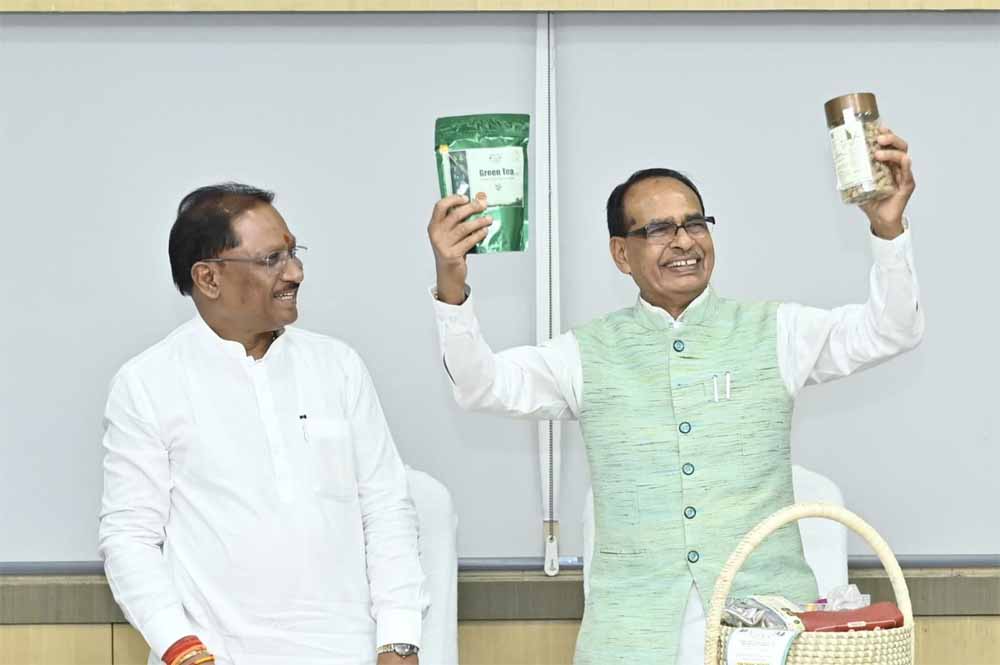 छग की संस्कृति, स्वाद और स्वावलंबन की सोंधी महक से सजी जशप्योर ब्रांड के उत्पादों की केंद्रीय कृषि मंत्री चौहान ने की सराहना