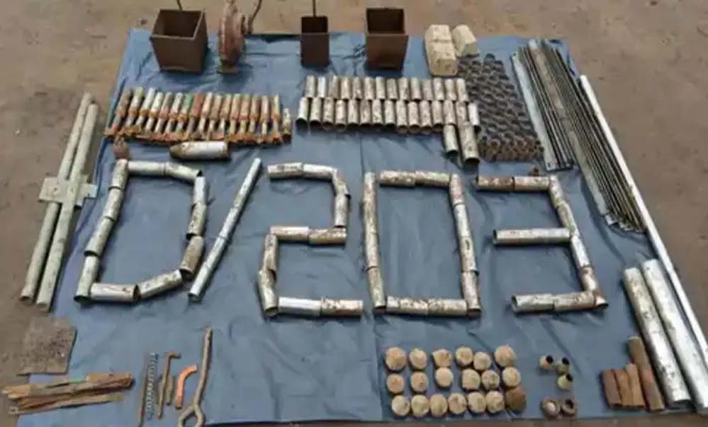 सुकमा जिले में सुरक्षाबल के जवानों को बड़ी सफलता मिली, जवानों ने ग्रेनेड लांचर, विस्फोटक सामग्री बरामद किया