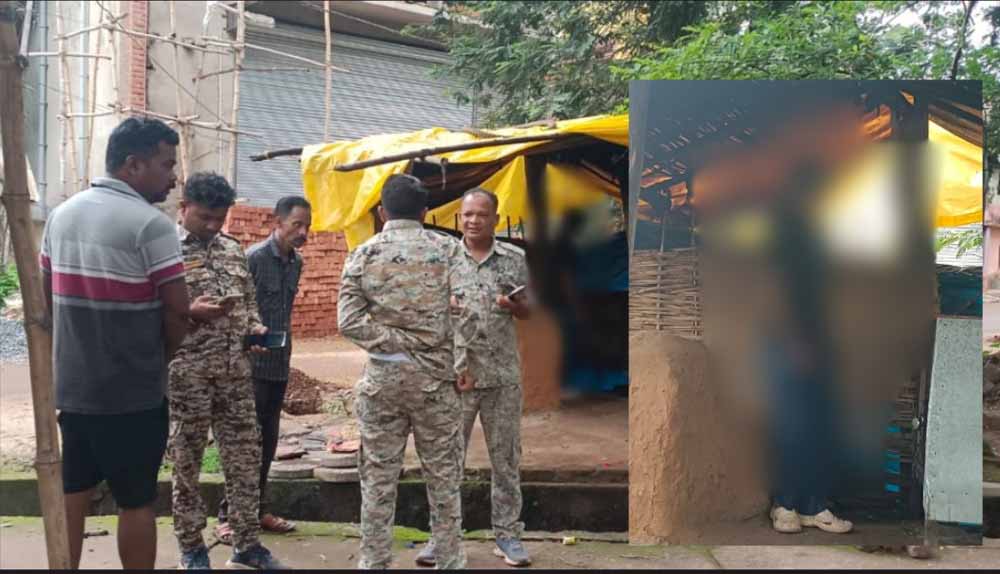 जगदलपुर में  SP कार्यालय के सामने सरंपच पति की फांसी के फंदे पर लटकी मिली लाश