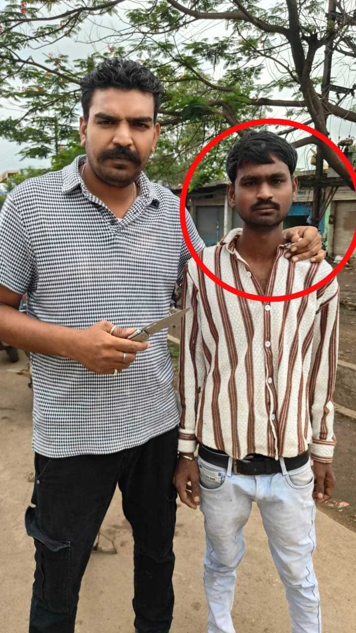 धारदार चाकू के साथ 01 आरोपी गिरफ्तार