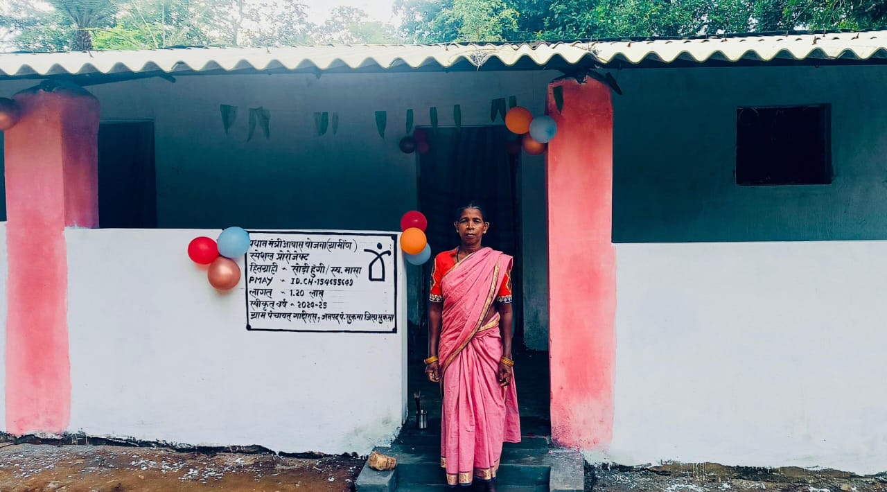 नक्सल पीड़ित परिवार के आशियाने का सपना हुआ साकार: मुख्यमंत्री साय की पहल पर प्रधानमंत्री आवास योजना अंतर्गत बना छत्तीसगढ़ का पहला विशेष आवास…. नक्सल पीड़ित परिवार के आशियाने का सपना हुआ साकार: मुख्यमंत्री साय की पहल पर प्रधानमंत्री आवास योजना अंतर्गत बना छत्तीसगढ़ का पहला विशेष आवास….