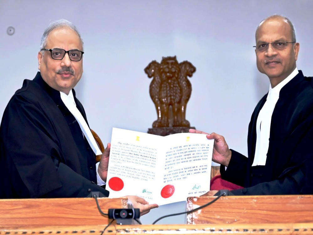 रायपुर : न्यायमूर्ति श्री रविन्द्र कुमार अग्रवाल होंगे छत्तीसगढ़ उच्च न्यायालय के स्थायी न्यायाधीश