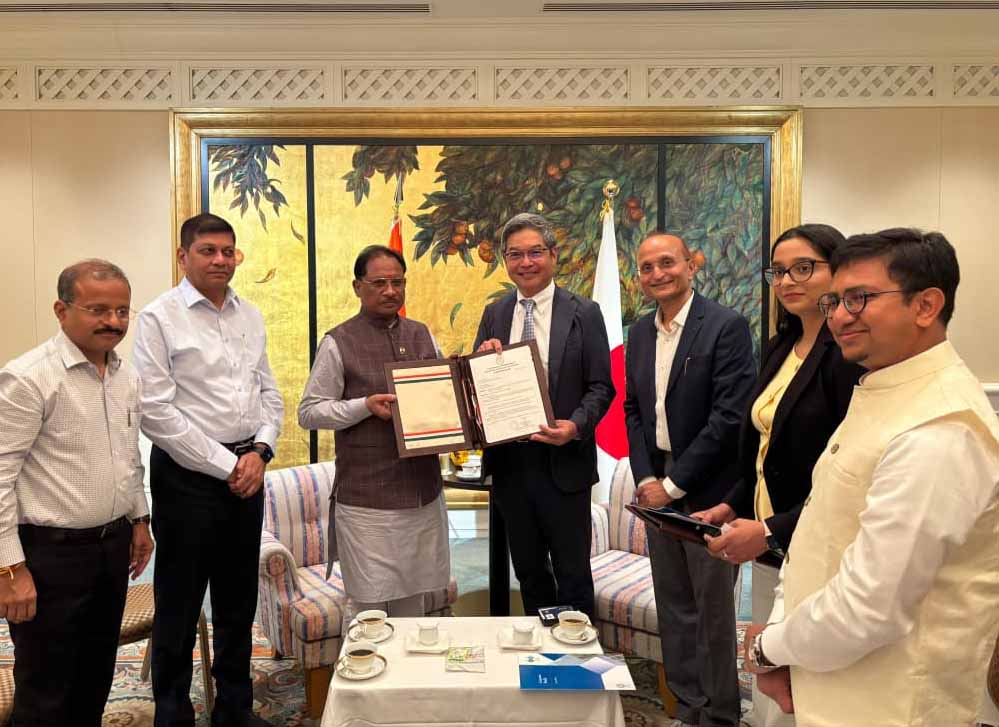 रायपुर : CM साय ने ओसाका की एसएएस सानवा कंपनी लिमिटेड को छत्तीसगढ़ में निवेश के लिए किया आमंत्रित रायपुर : CM साय ने ओसाका की एसएएस सानवा कंपनी लिमिटेड को छत्तीसगढ़ में निवेश के लिए किया आमंत्रित