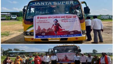 जिले से 50 श्रद्धालुओं का दल अयोध्या धाम के लिए हुआ रवाना