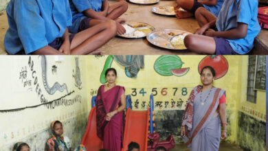 धुएं से मुक्ति और आहार से बच्चो को मिल रही शक्ति….